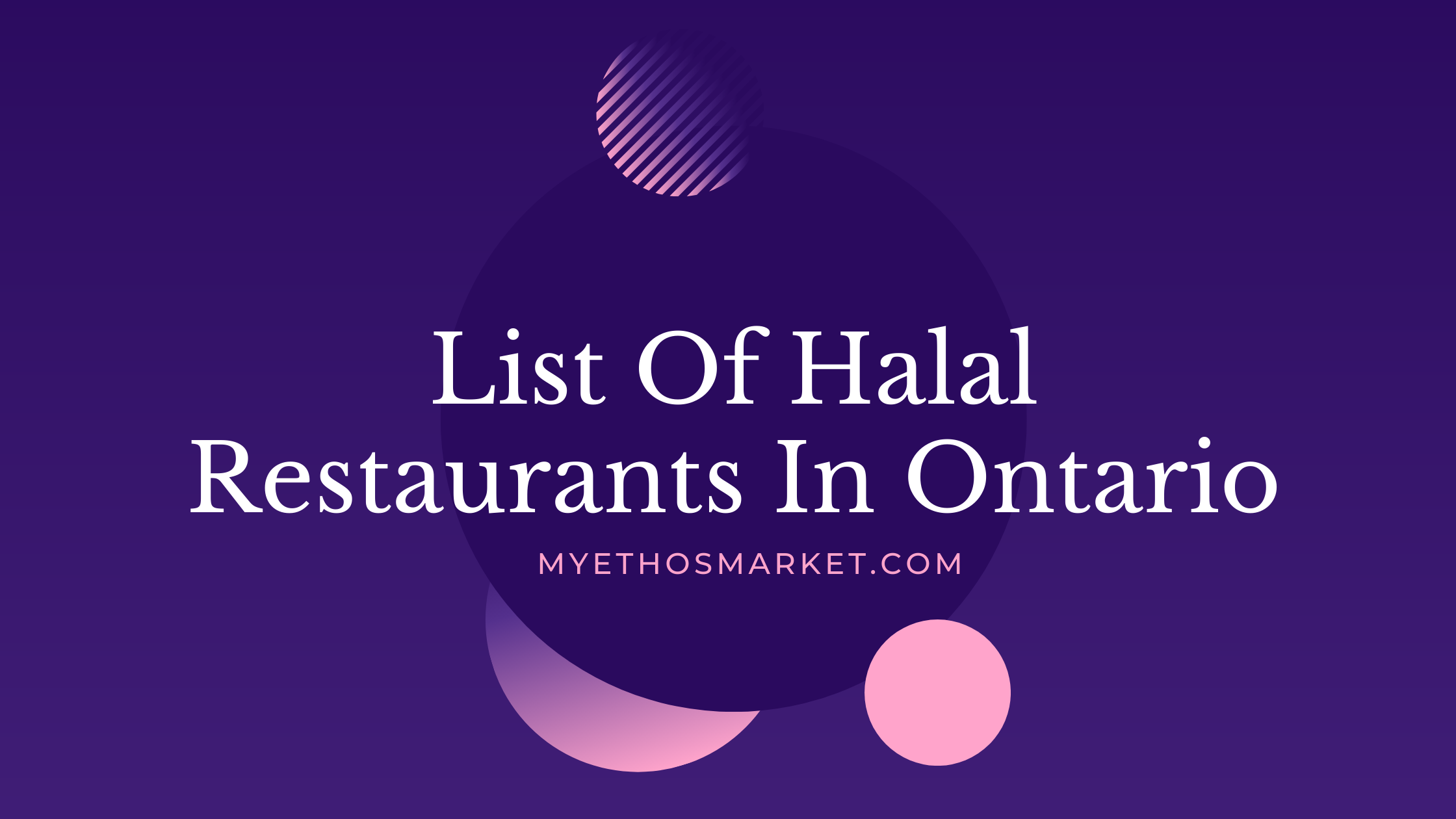 list halal restaurants in ontario